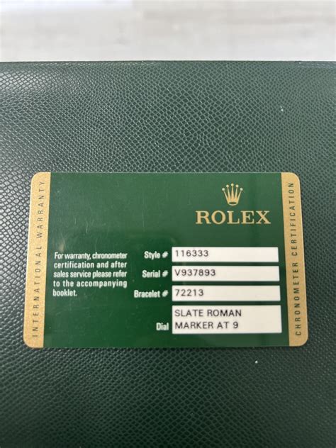 rolex warranty card for sale|Rolex new warranty card.